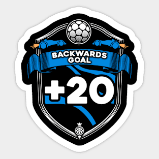 Rocket League Video Game Backwards Goal Funny Gifts Sticker